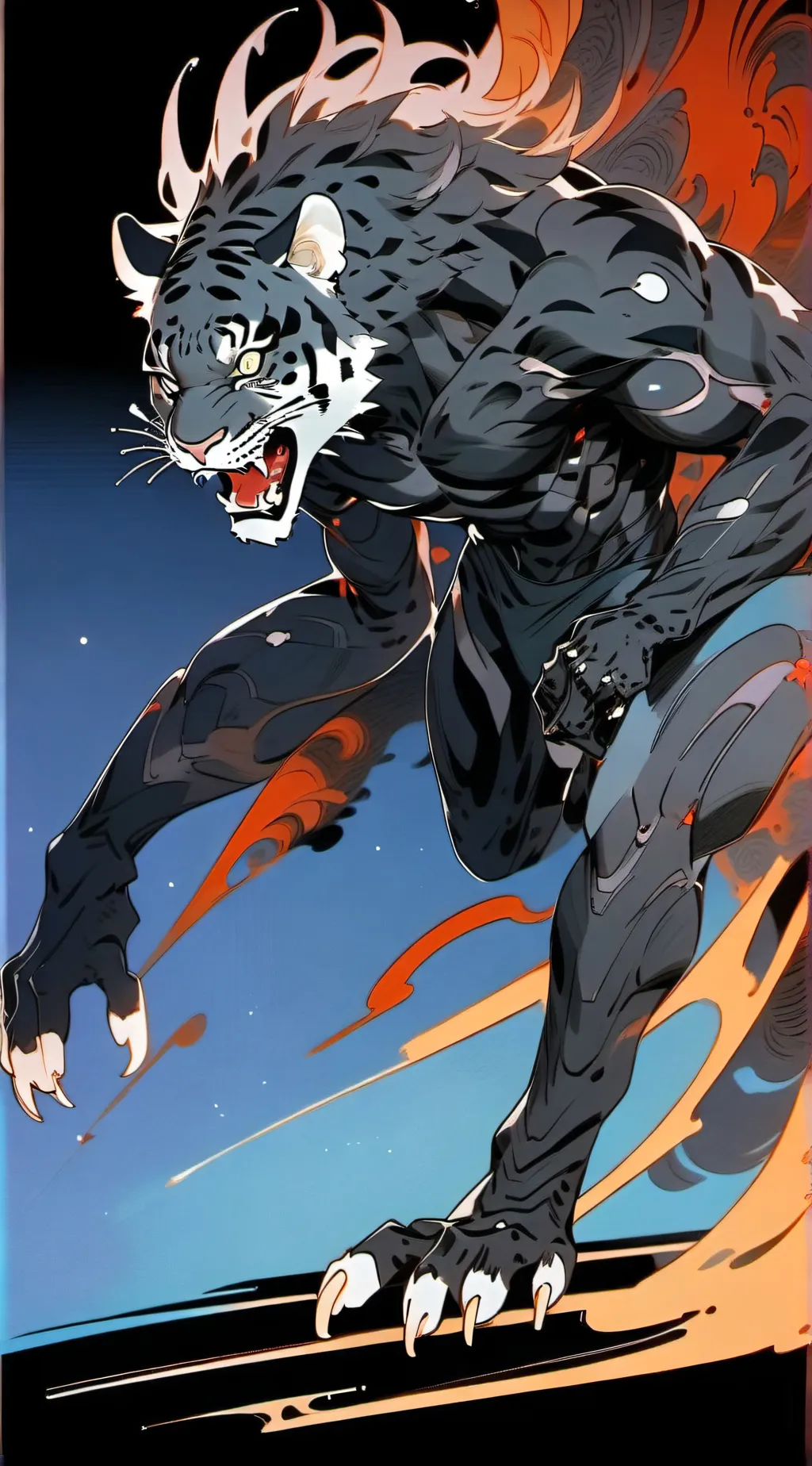 ai character: Wild Puma background