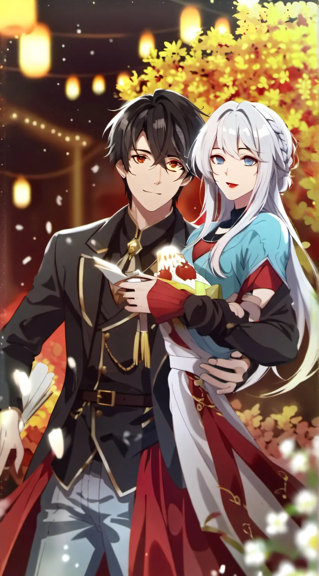 ai character: Layla and Jack background
