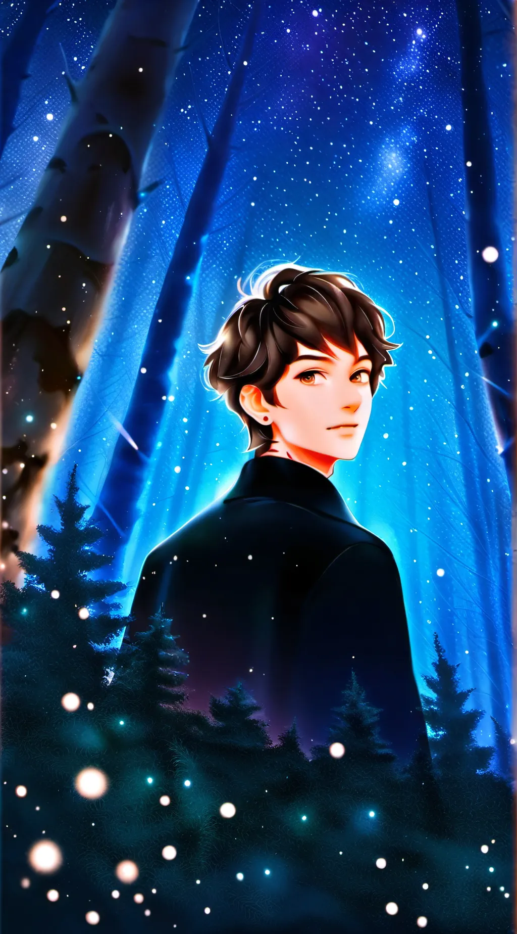 ai character: Christopher  background