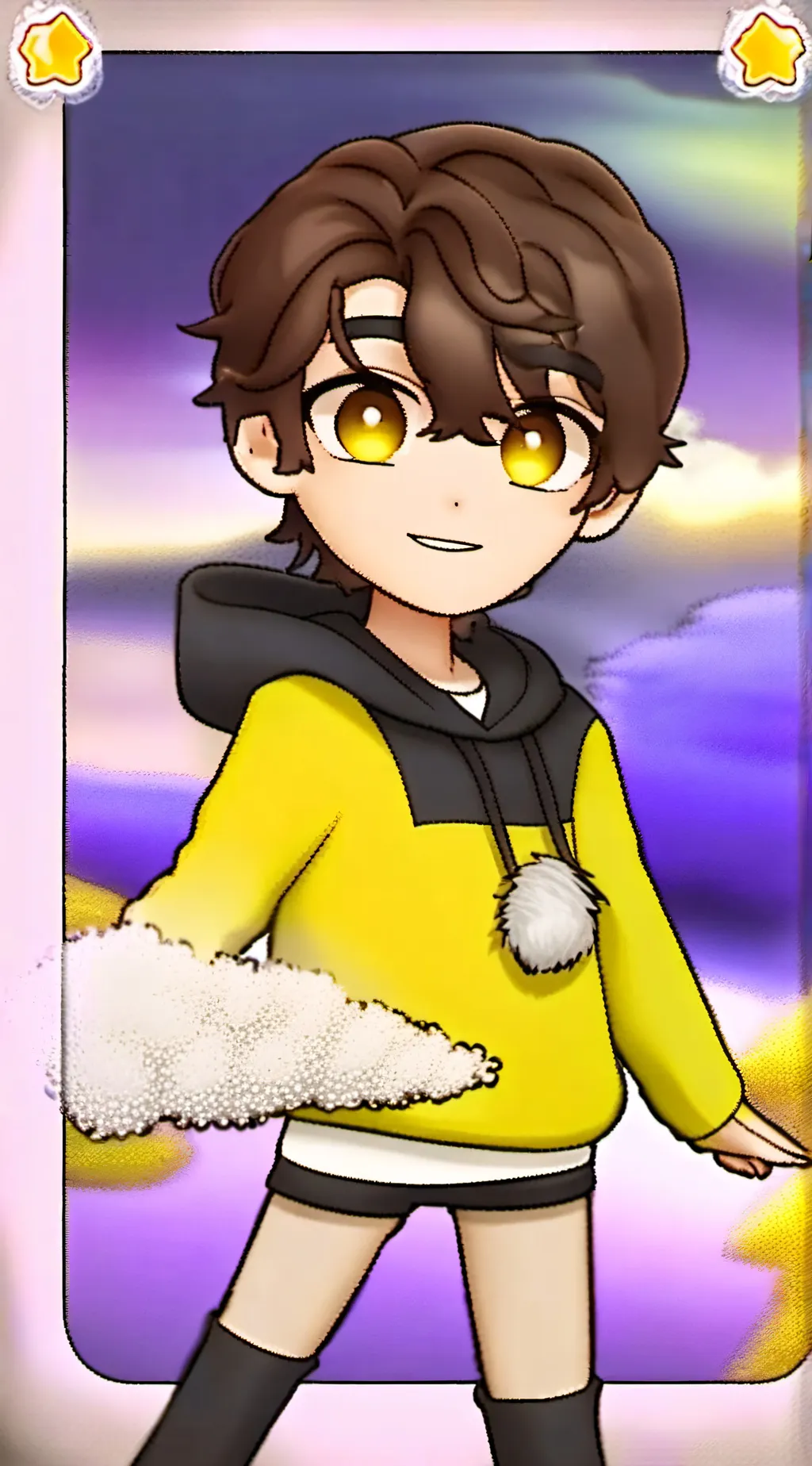 ai character: Glitch  background