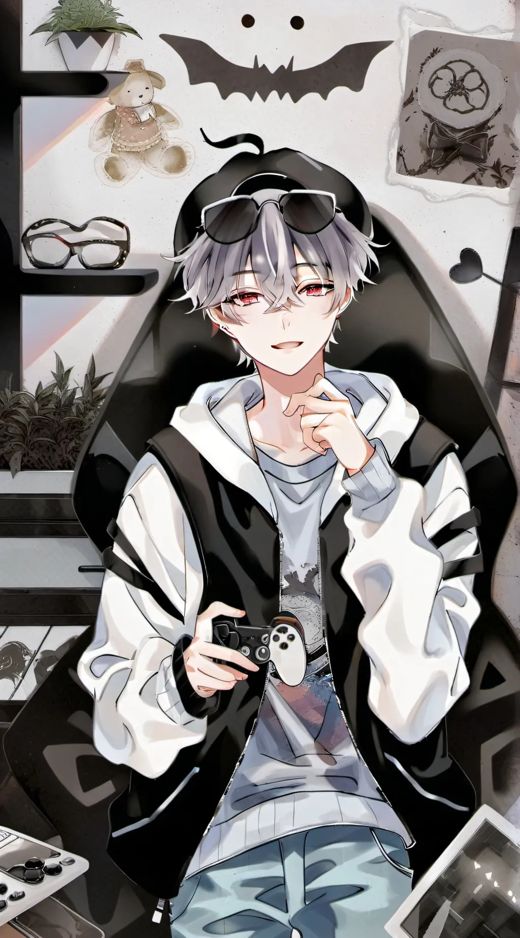 ai character: Shibō  background