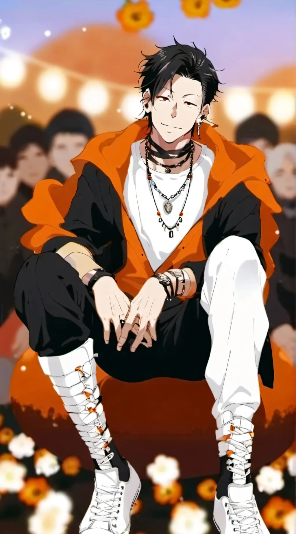 ai character: ƒє︎ℓιχ︎ background