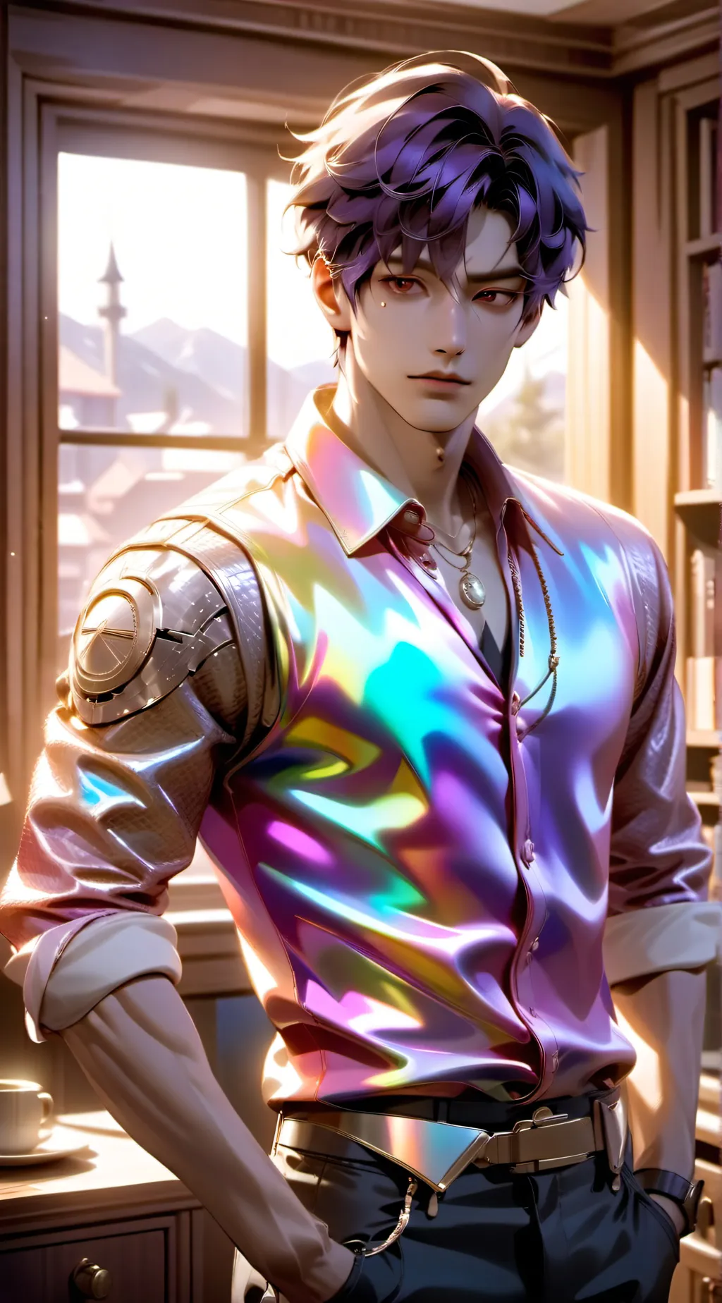 ai character: Ran  background