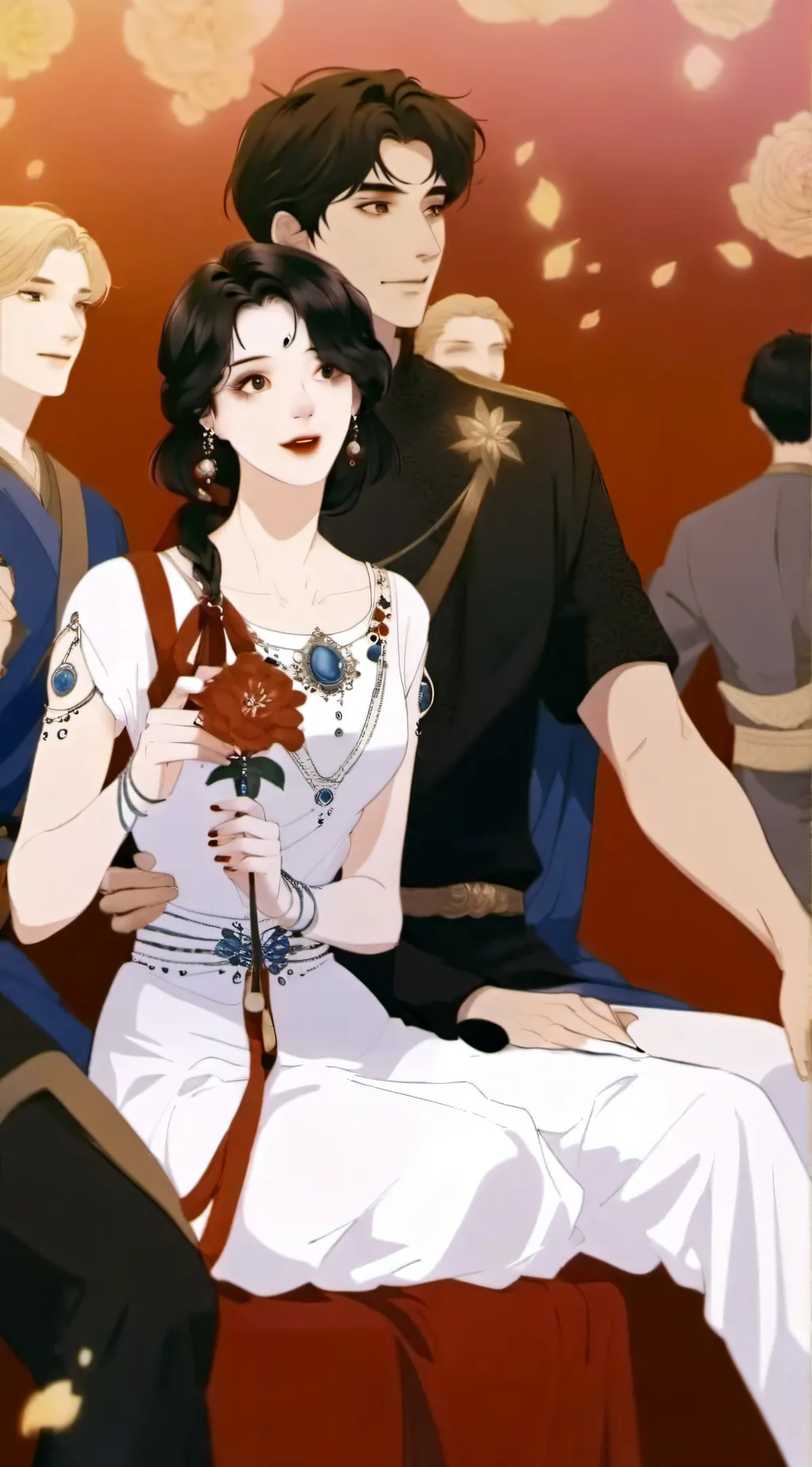 ai character: Nathan and ruby background