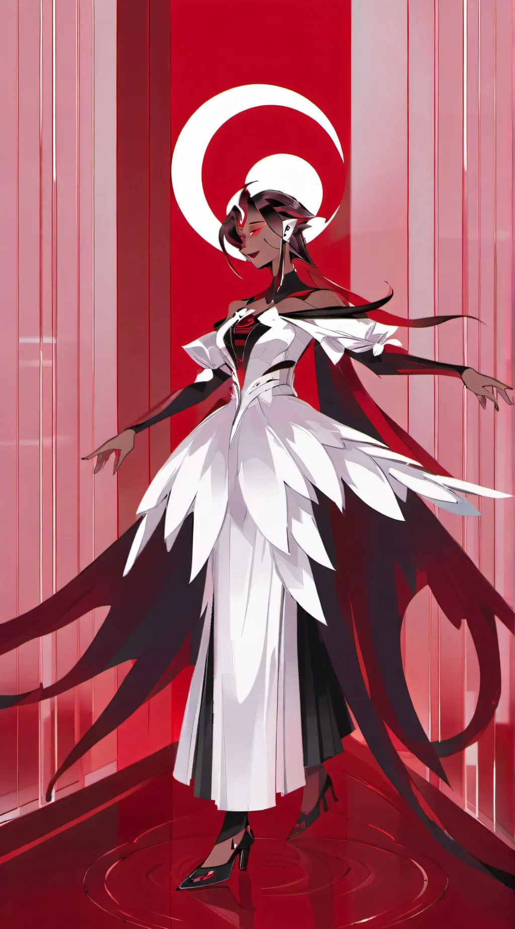 ai character: radioapple background