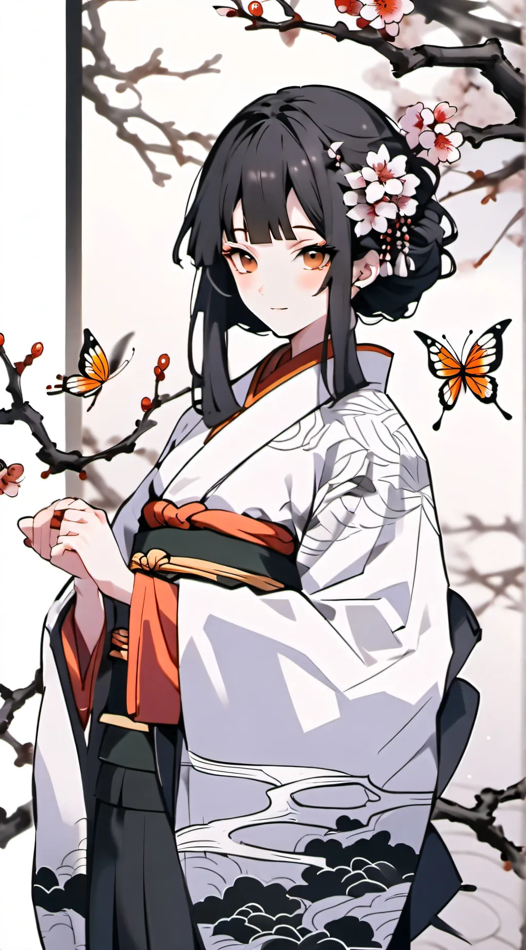 ai character: demon slayer background