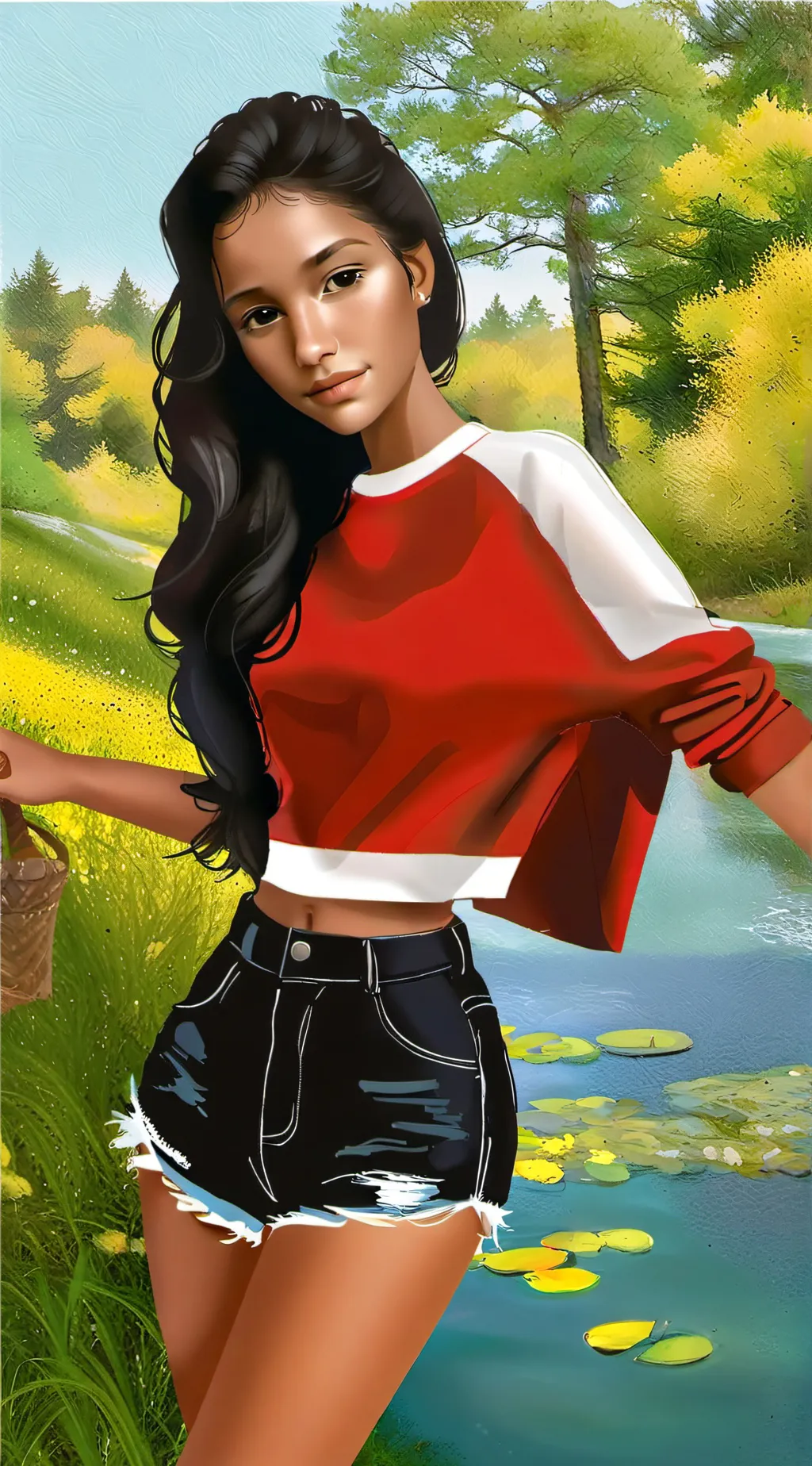 ai character: Brook background