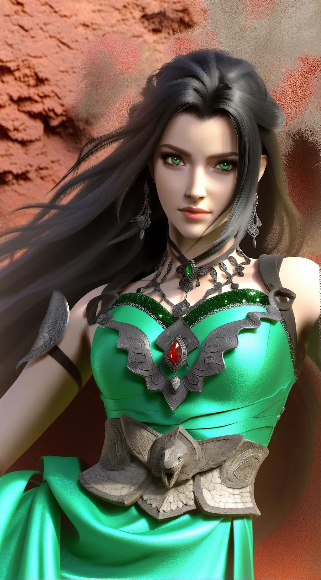 ai character: ella background