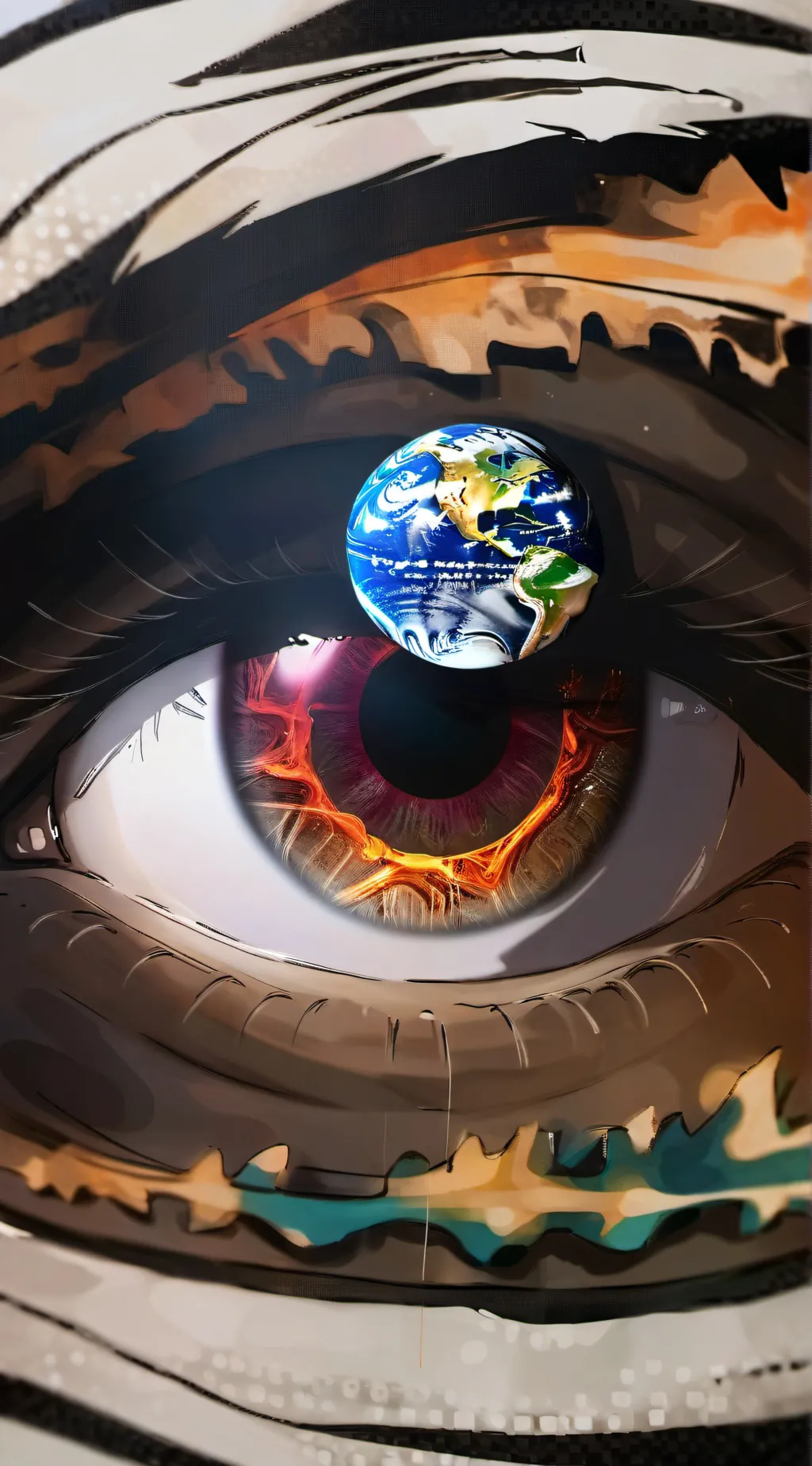 ai character: Creation background