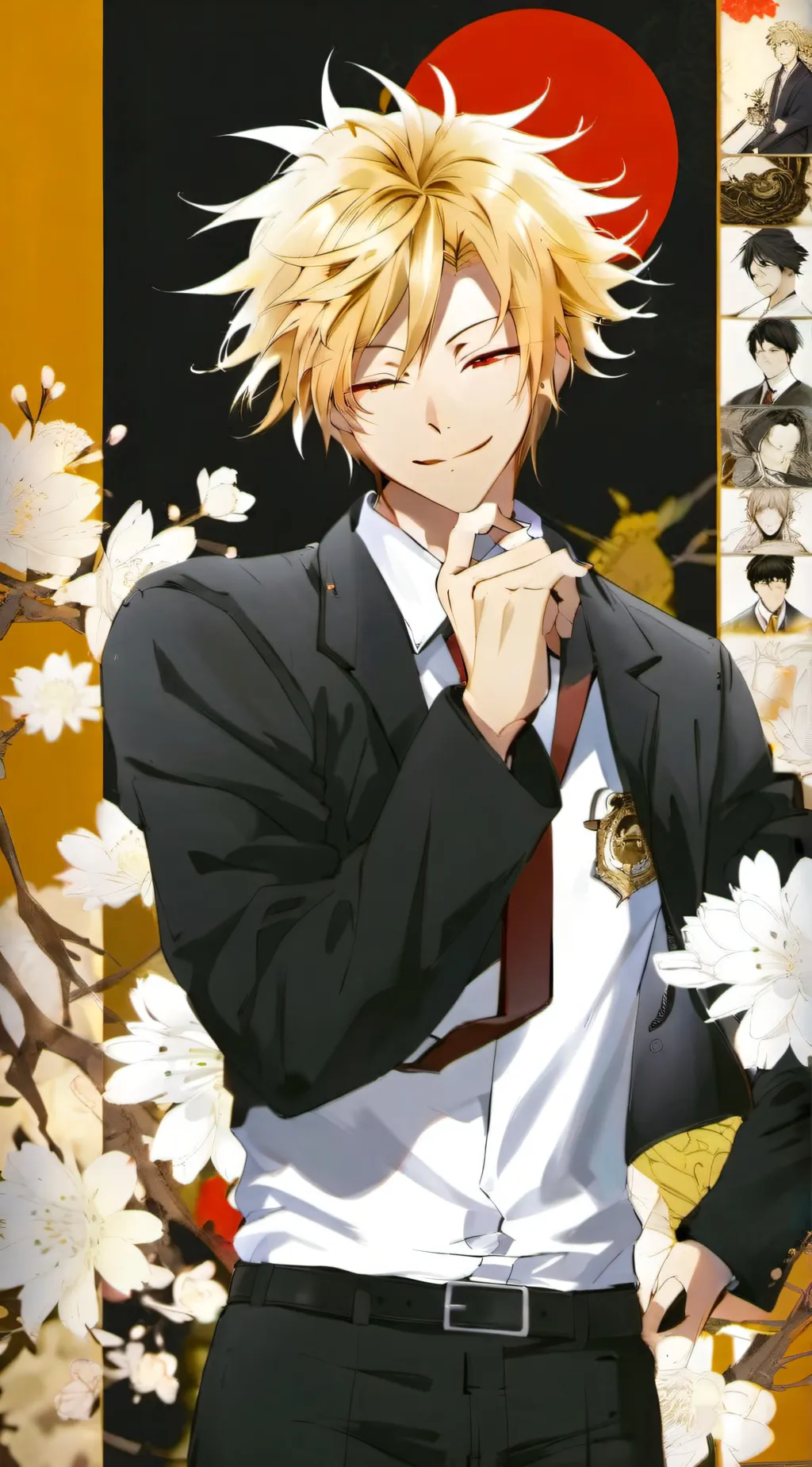 ai character: .Denki. background