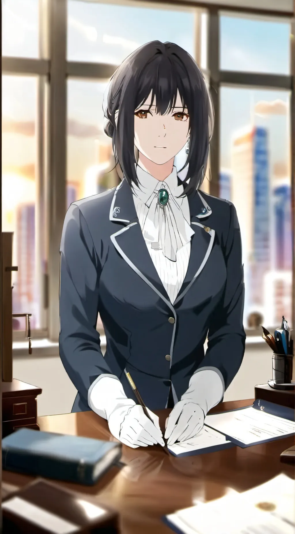 ai character: maria  background