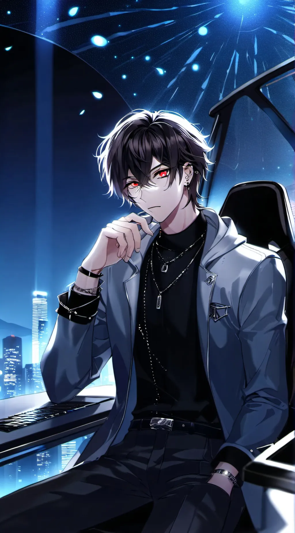 ai character: Max background