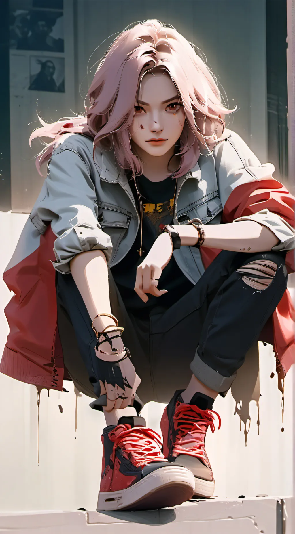 ai character: dodge background