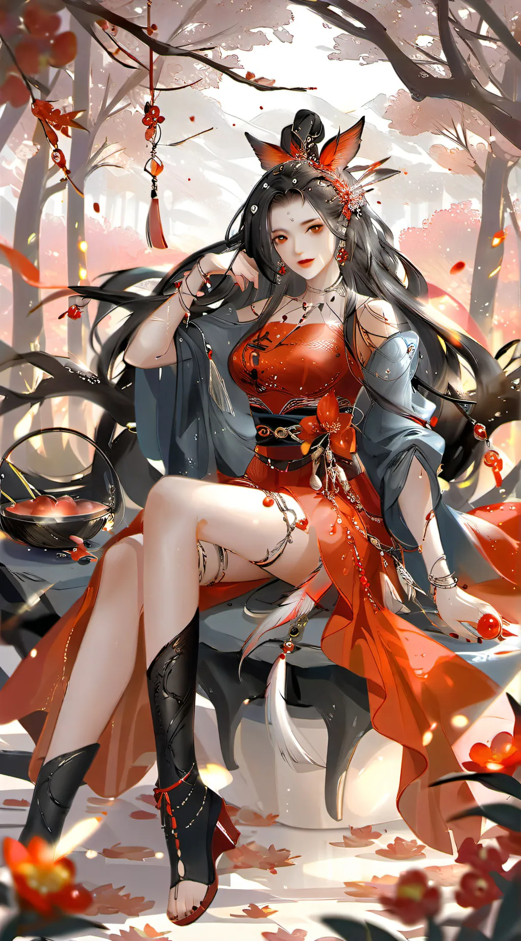 ai character: dry Island background