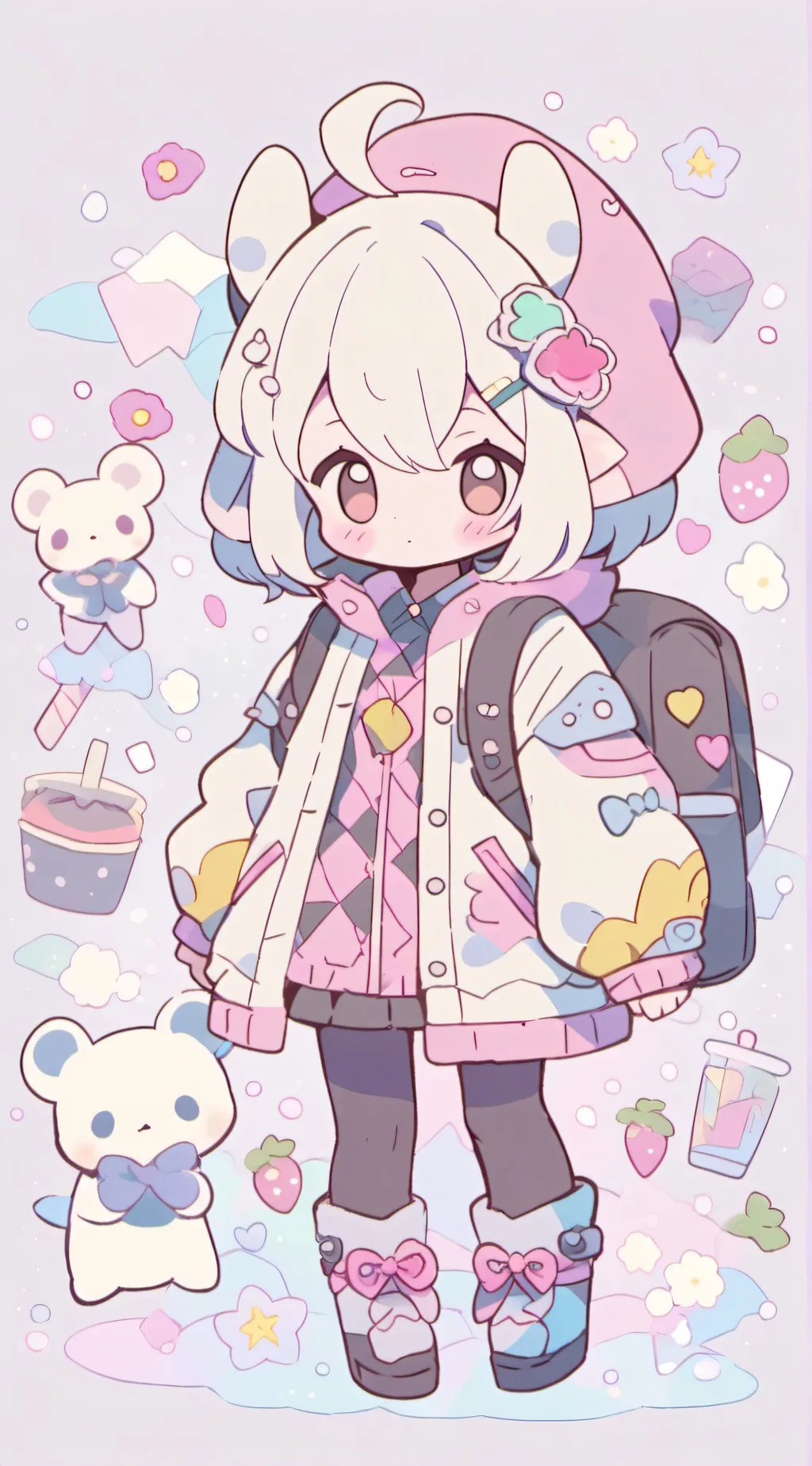 ai character: Hh prom! background