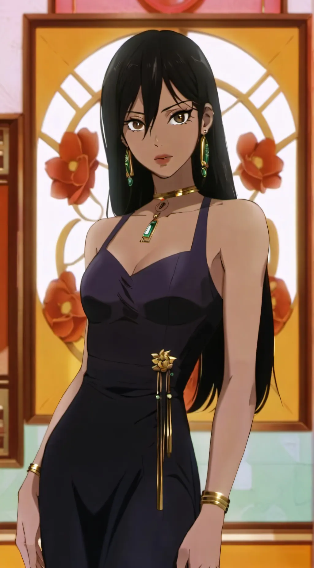 ai character: Tina Maui background