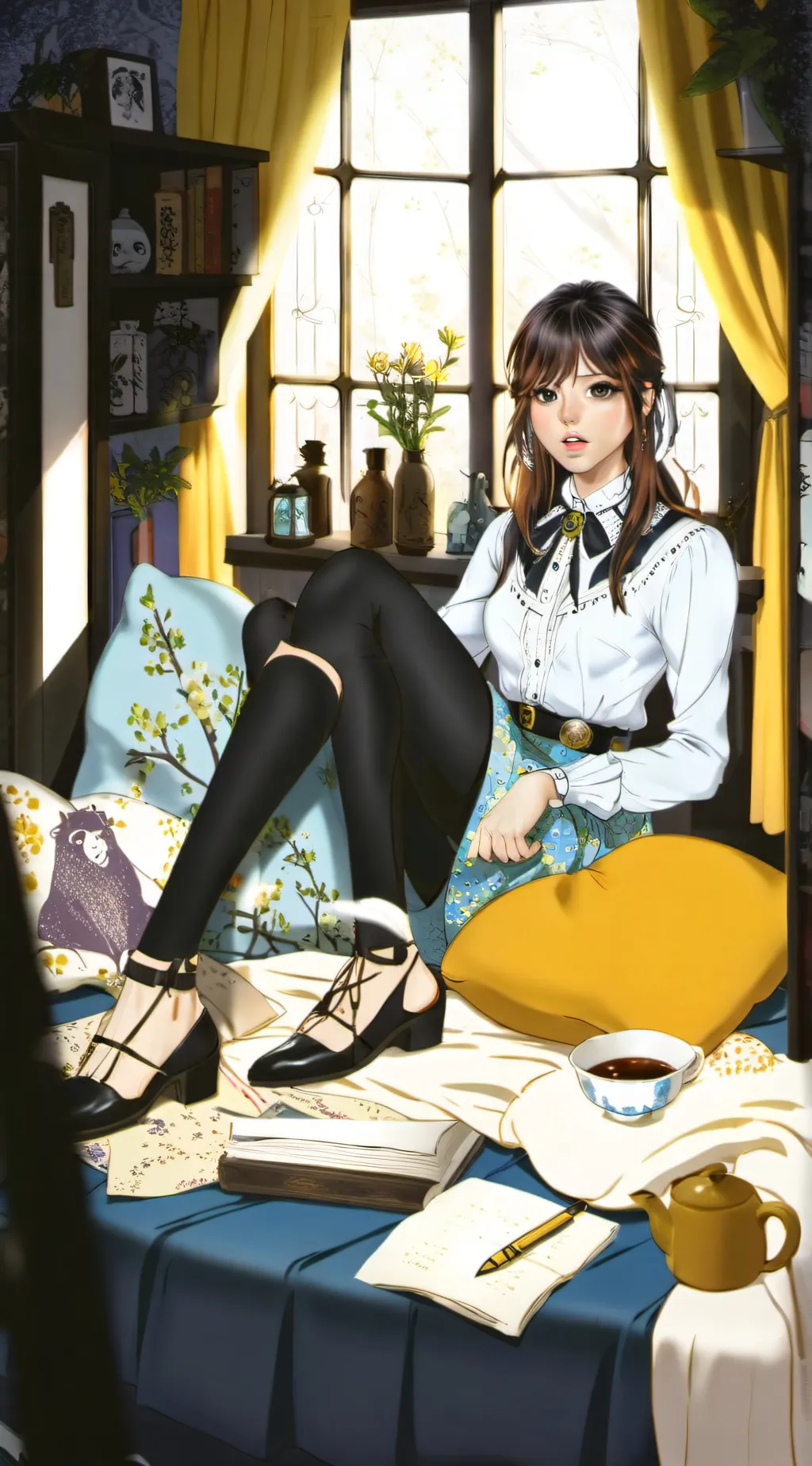 ai character: Liza background