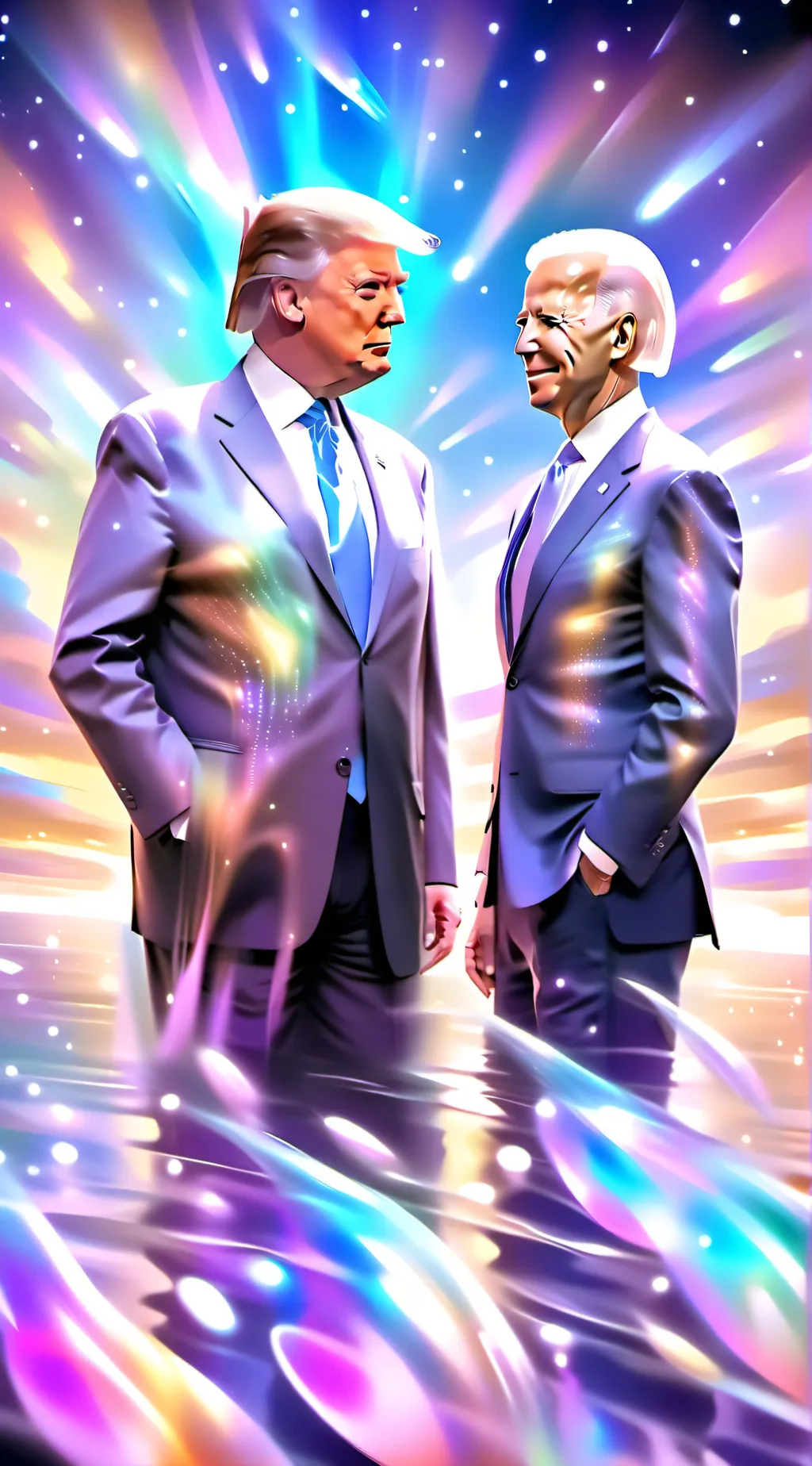 ai character: Presidential Debat background