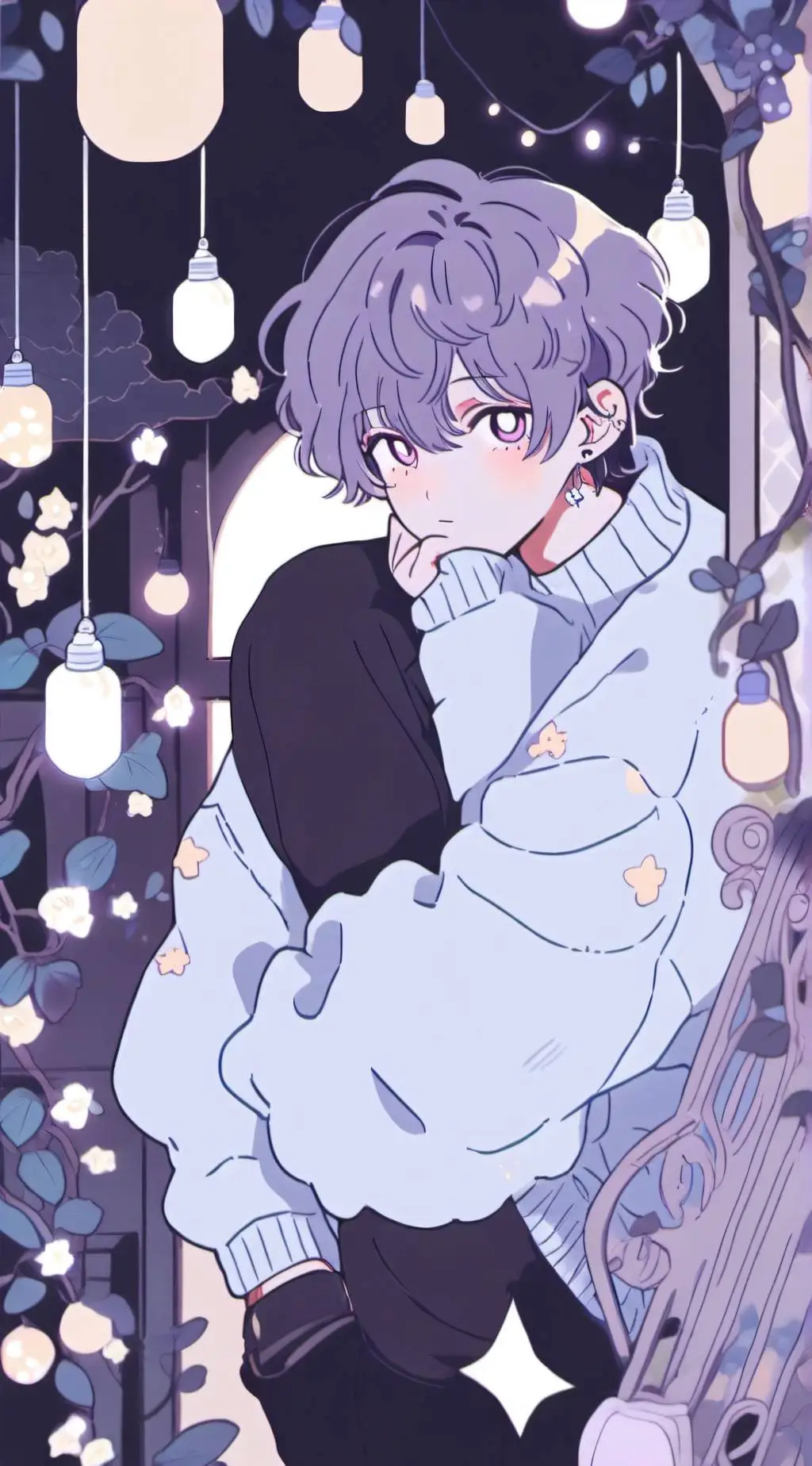 ai character: Break in background