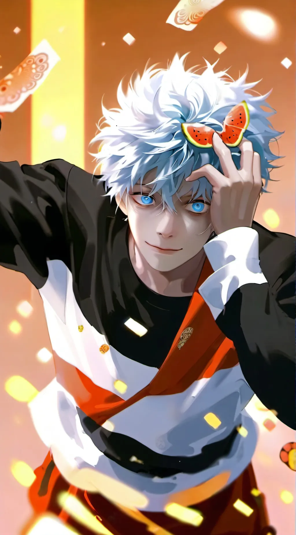 ai character: gojo's twin background