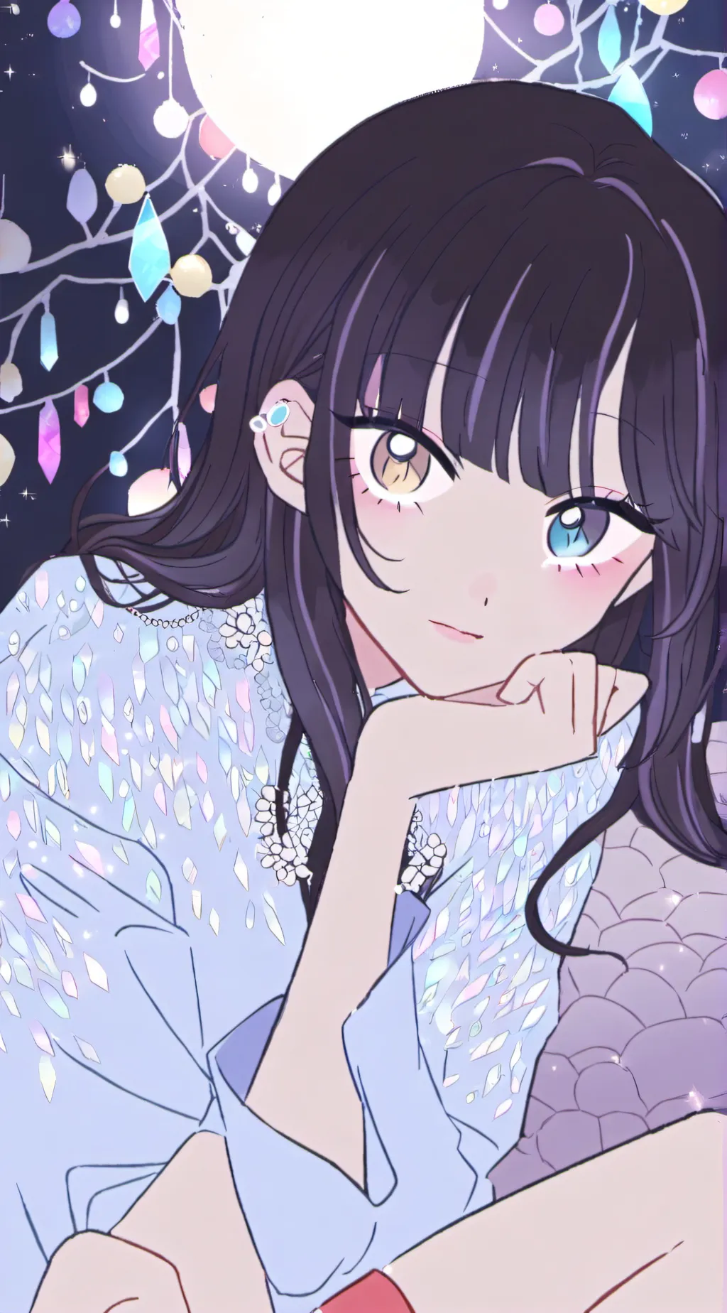 ai character: ✿︎Chirstine☘︎ background