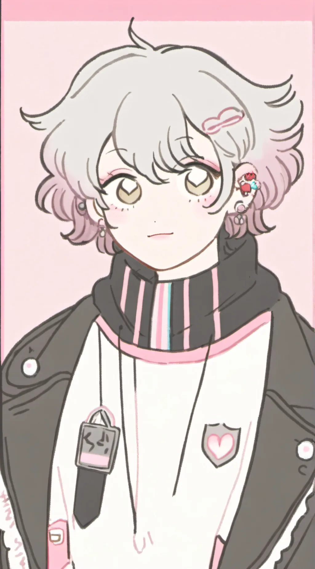 ai character: HH x hello kitty  background