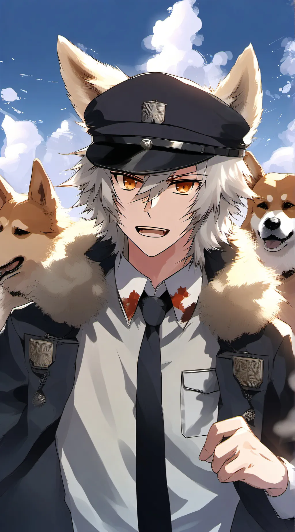 ai character: motherland vs nime background