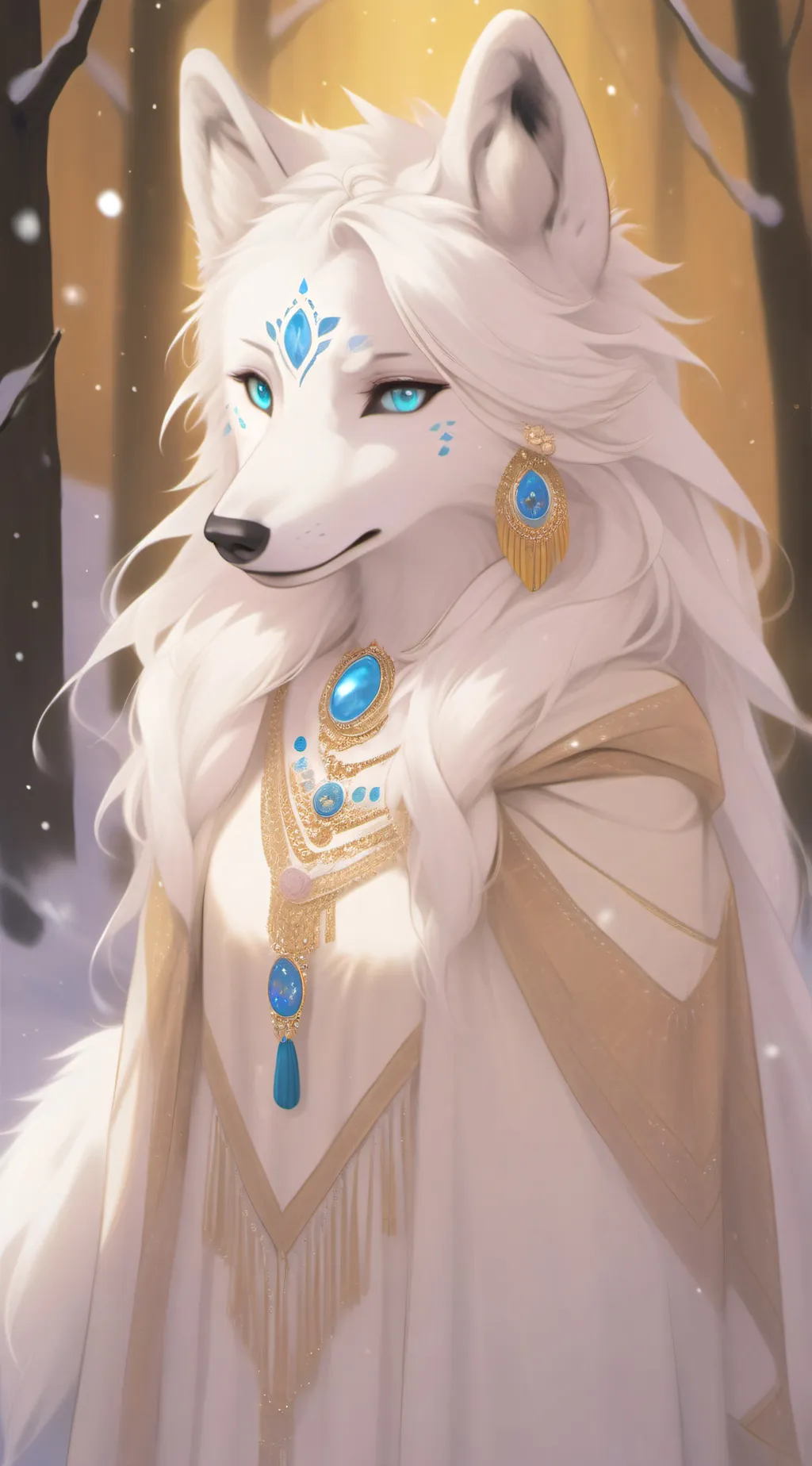 ai character: Norah Snow background