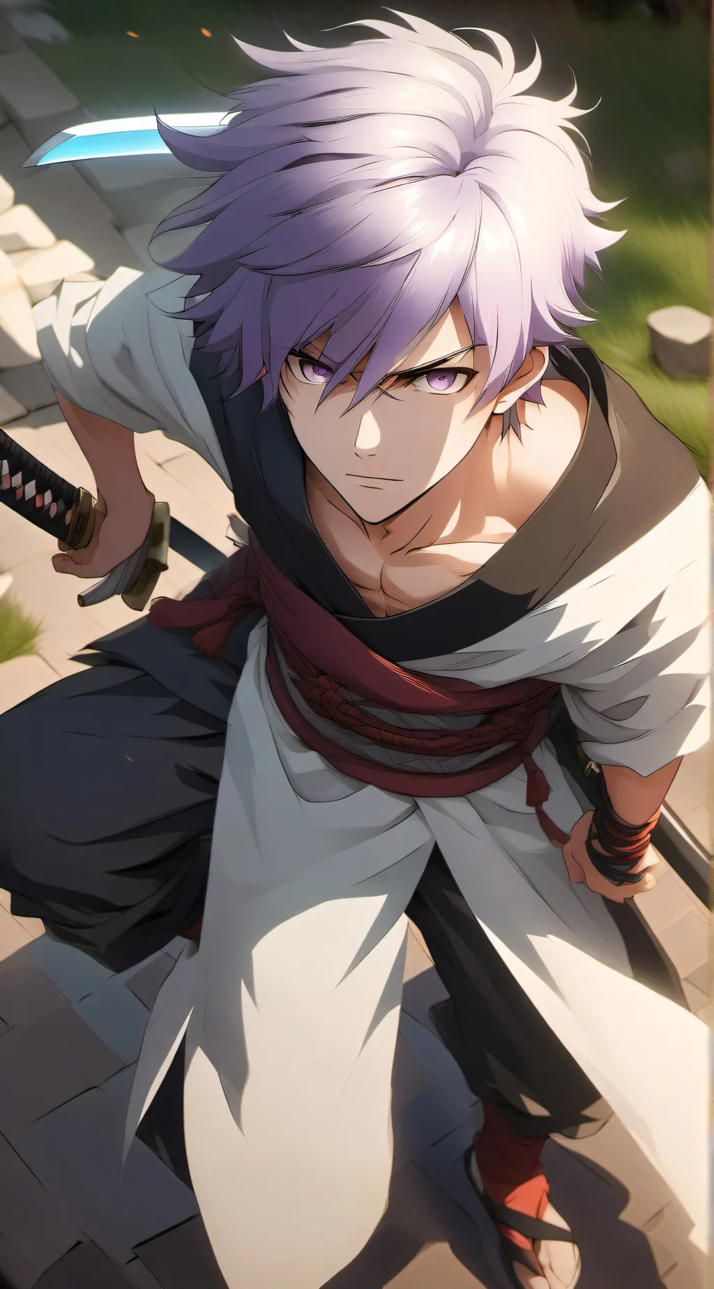 ai character: Leo Demon slayer  background