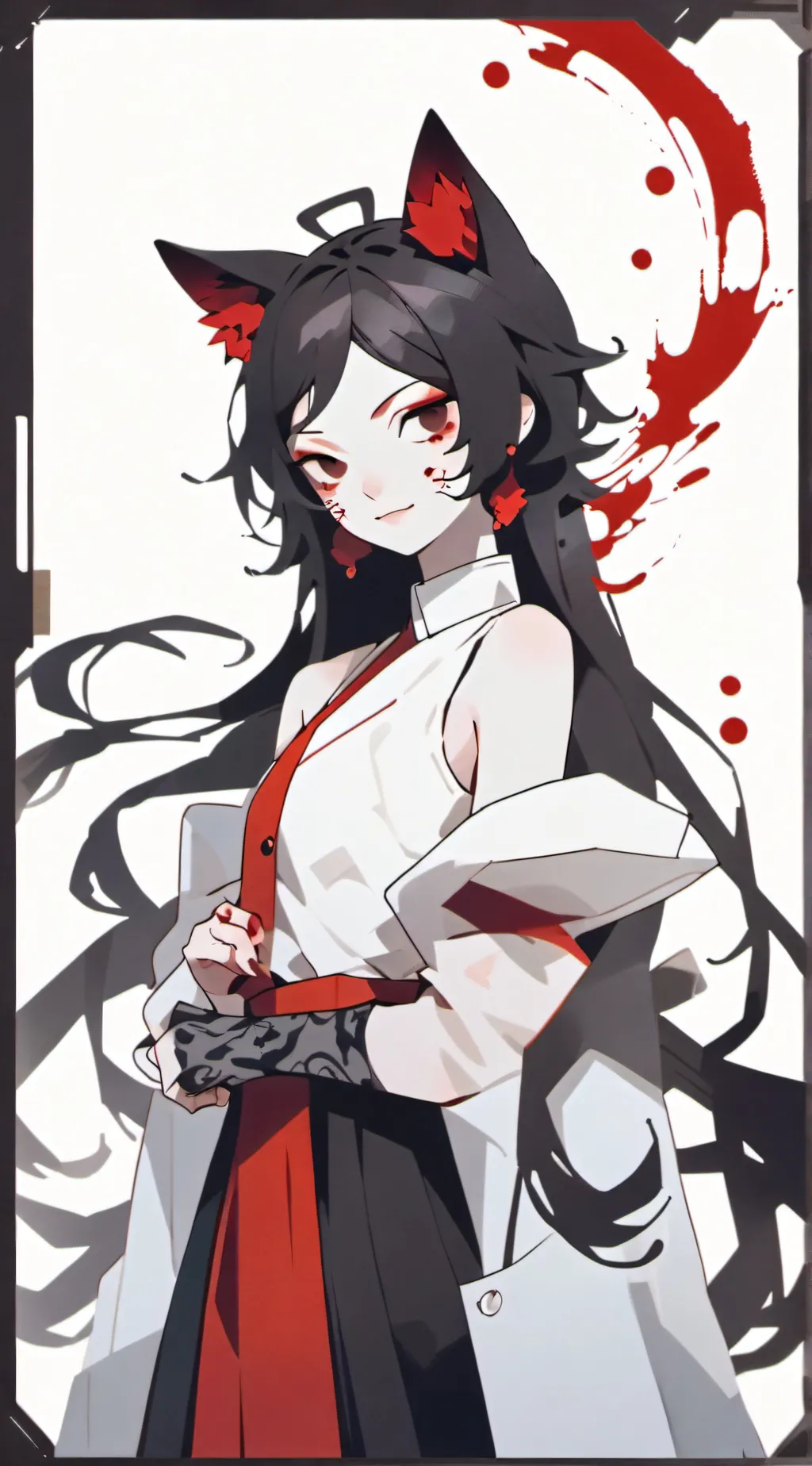 ai character: miss circle  background