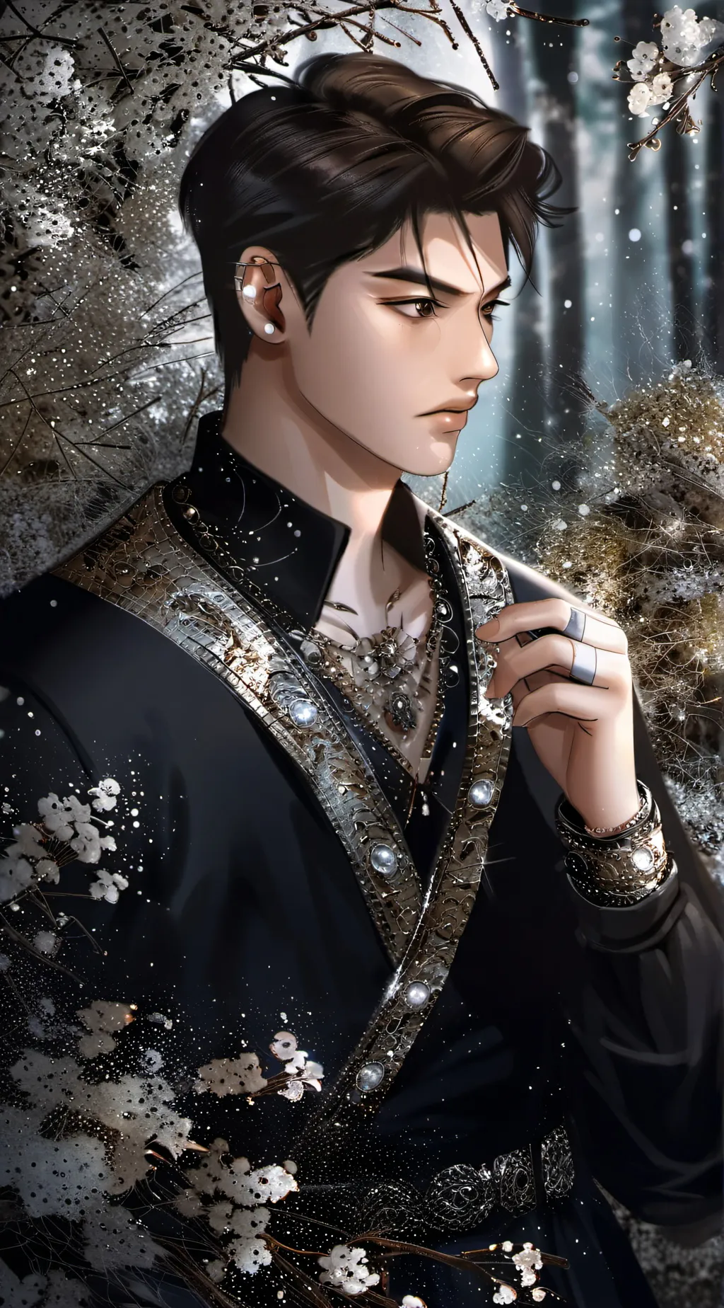 ai character: Damien background