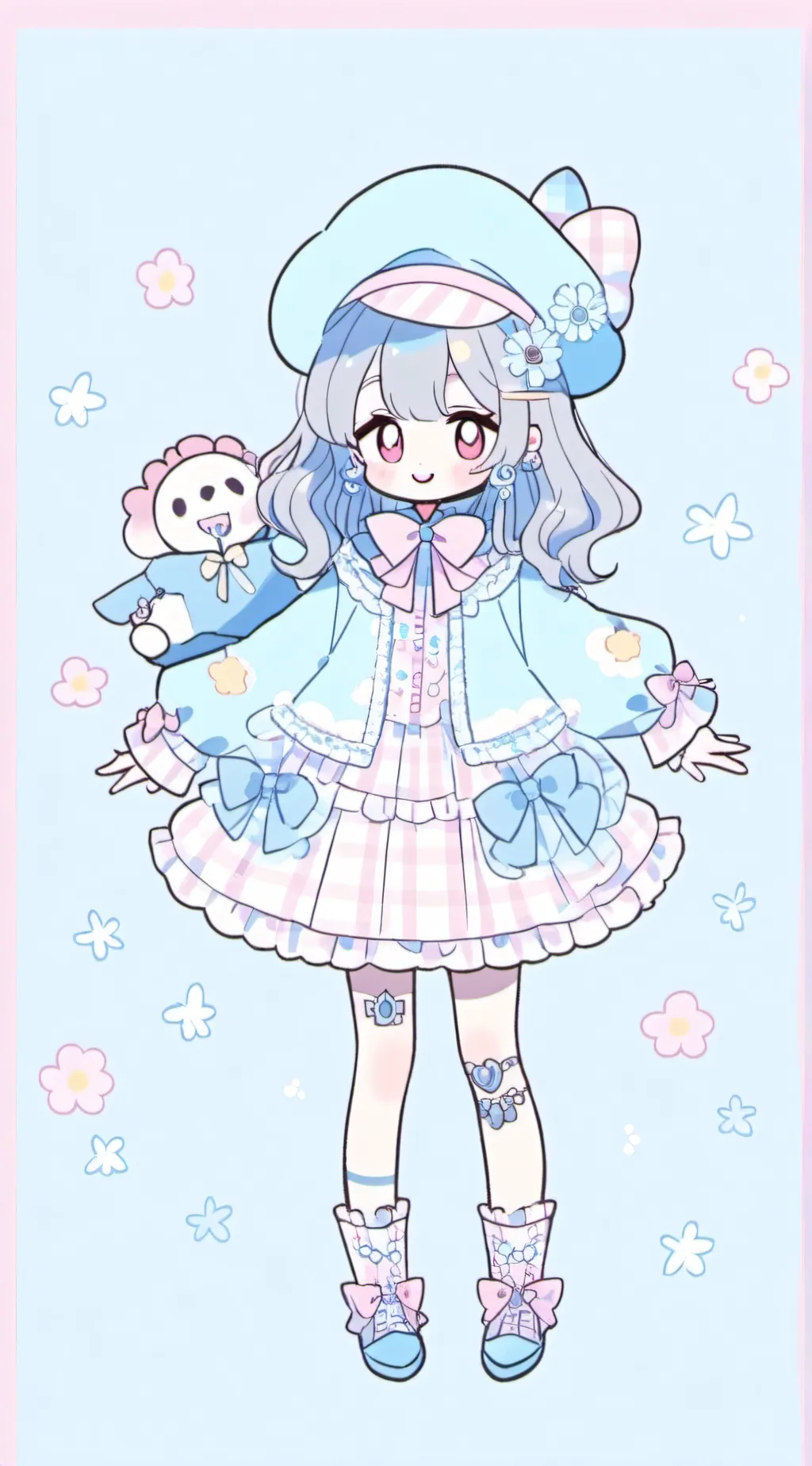 ai character: Lilly background