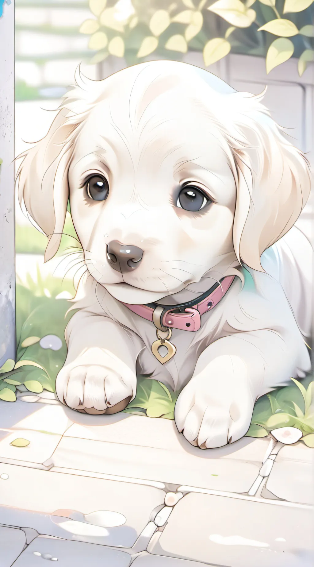 ai character: Puppy background