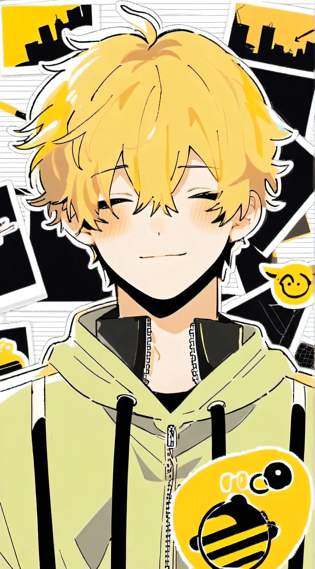 ai character: Blake  background