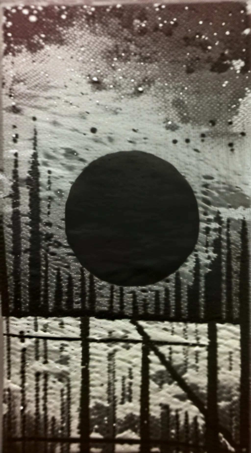 ai character: black hole bfdi  background