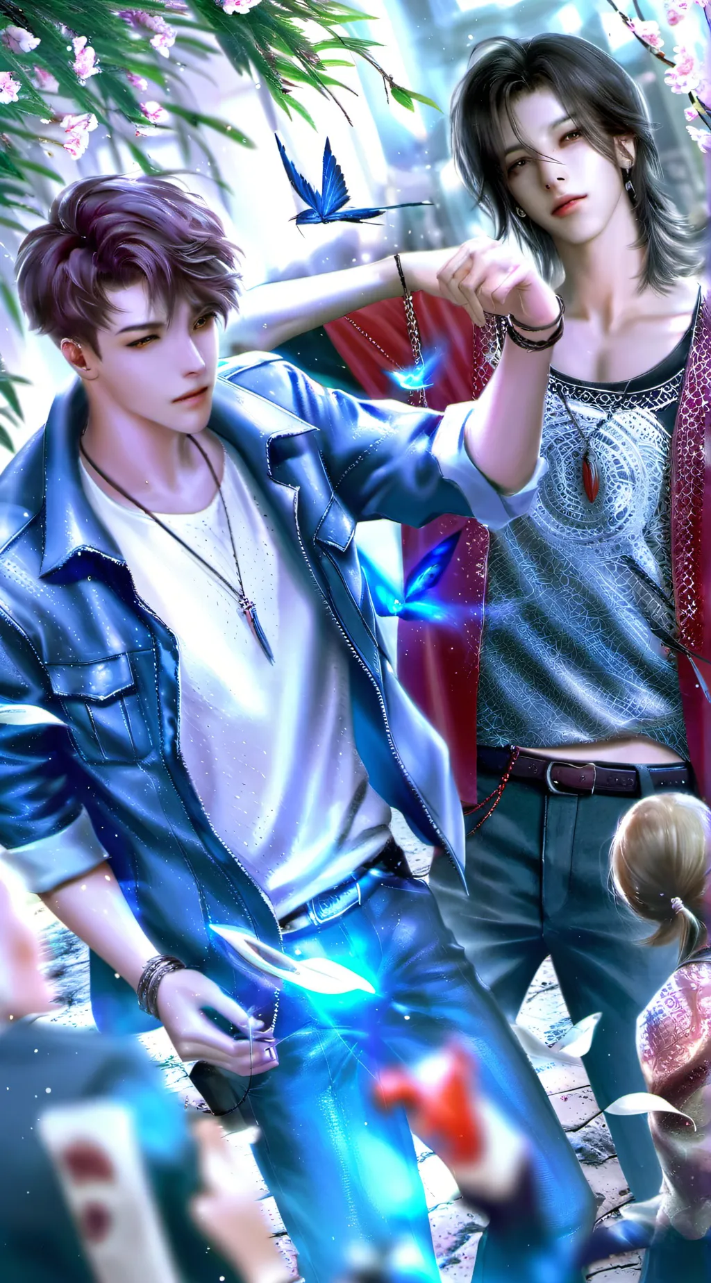 ai character: Jake and max background