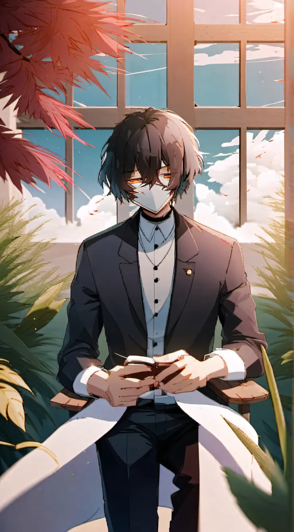 ai character: •Hashrias• background