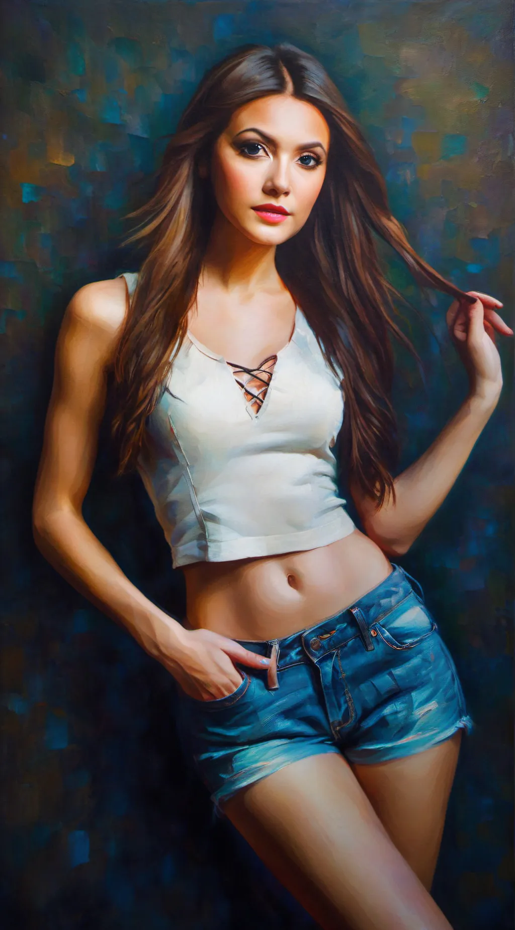 ai character: Ashley background