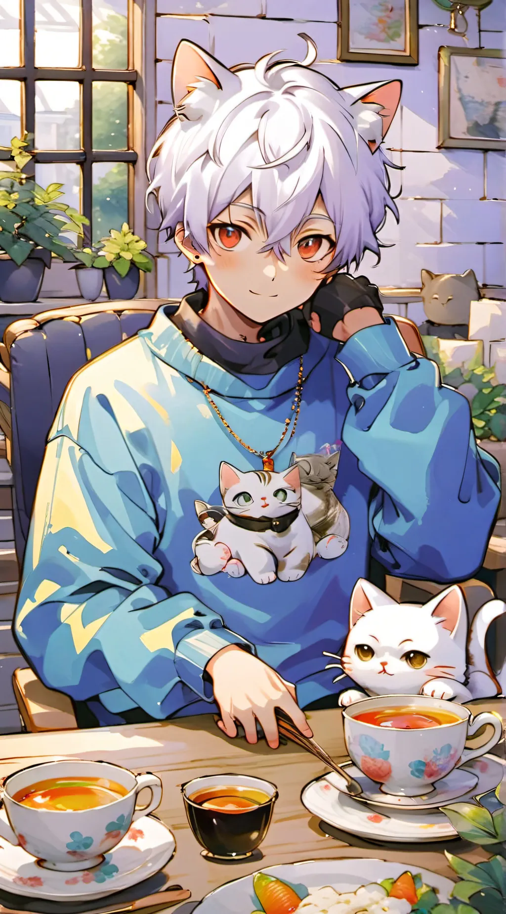 ai character: Ethen  background