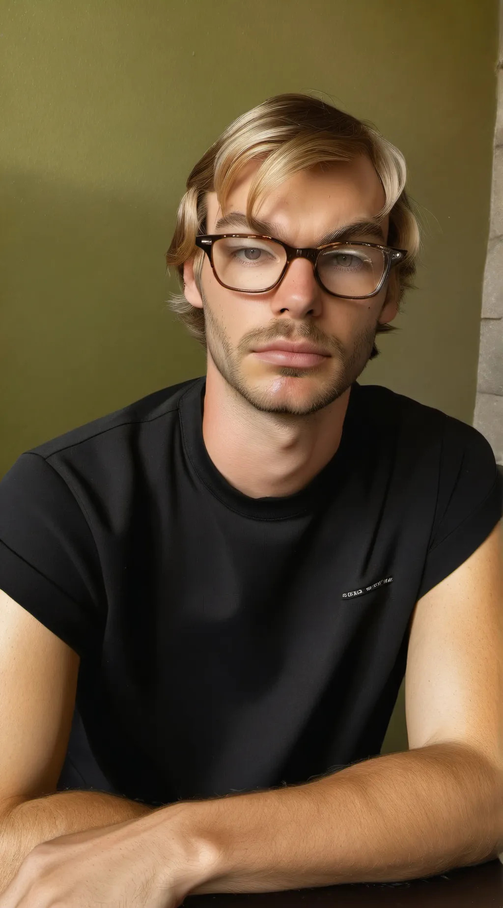 ai character: yassified Jeffery  background