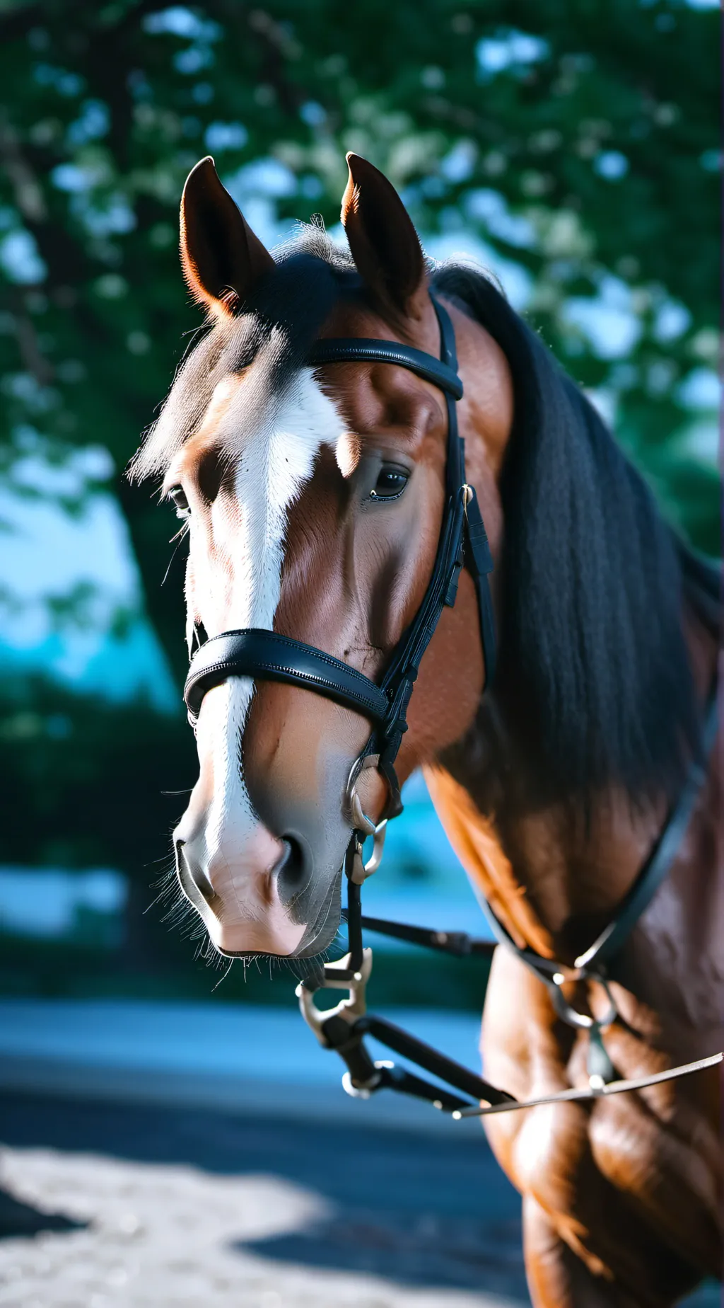 ai character: Horse Rider background