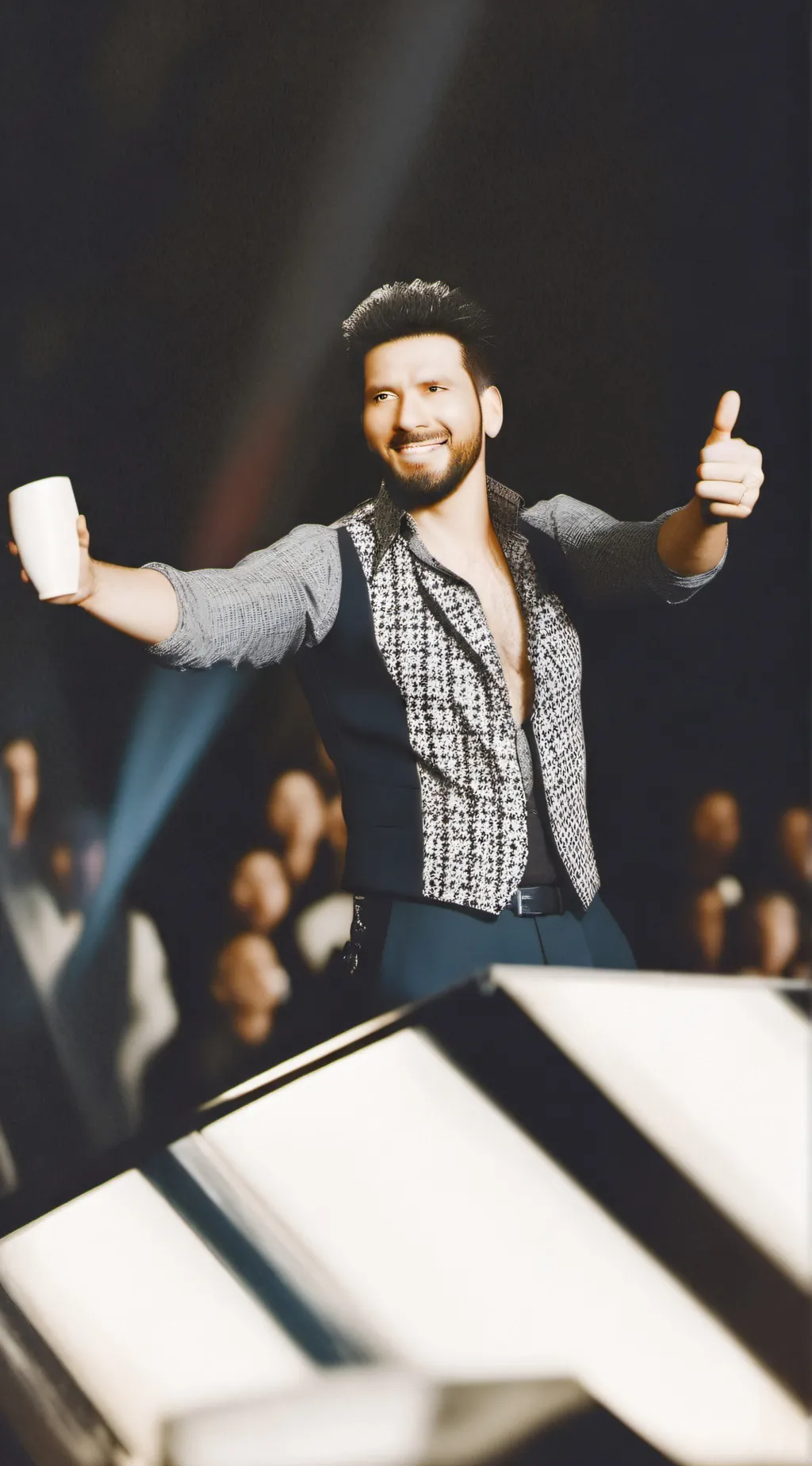 ai character: AGT background