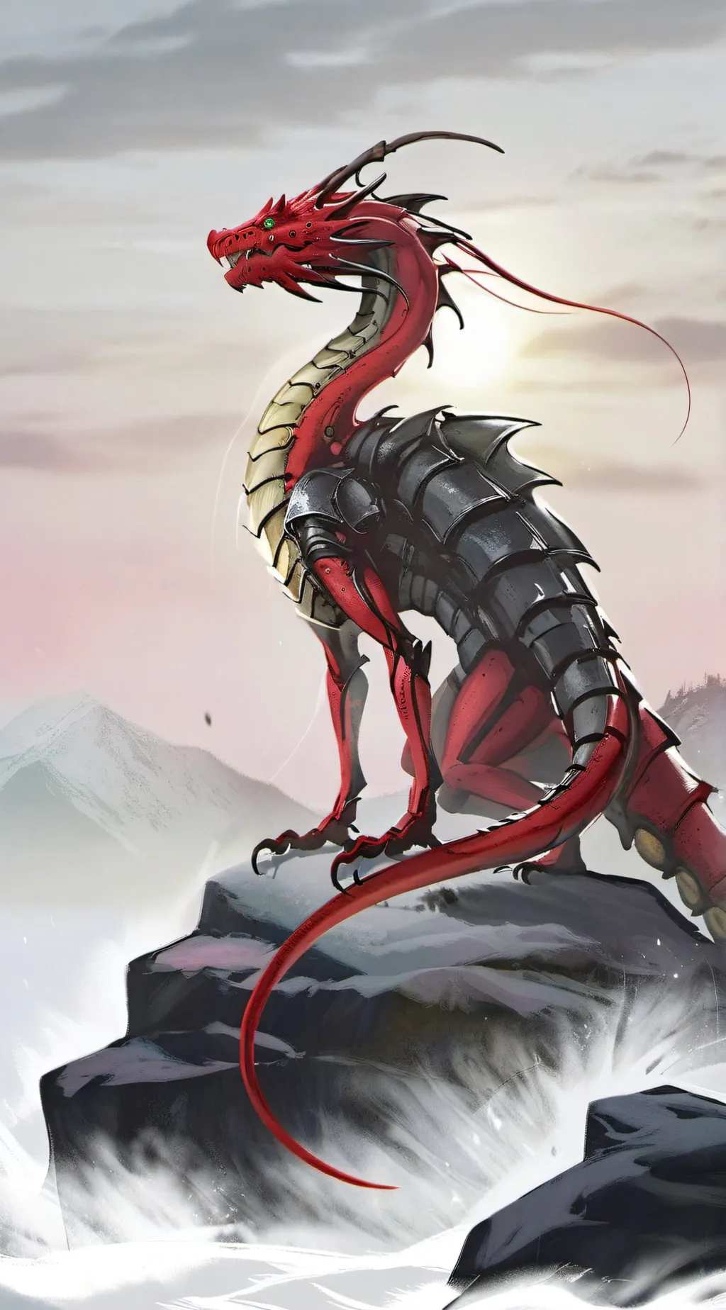 ai character: WoF x HTTYD background