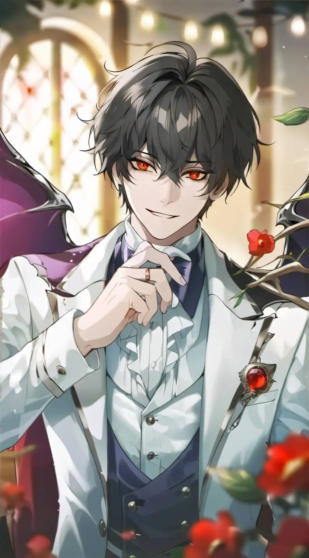 ai character: Yoko💀⛓️ background