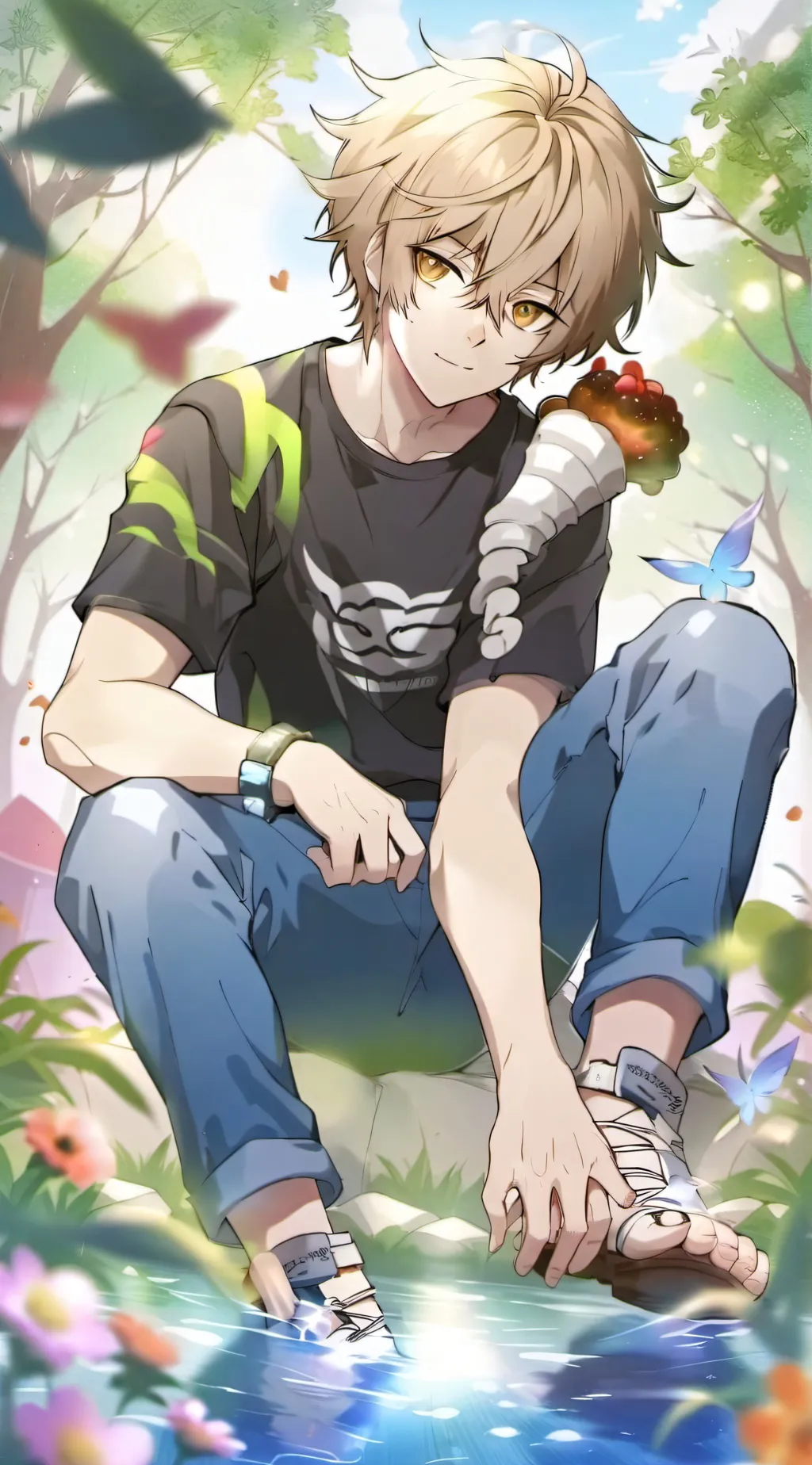 ai character: Only Say Yes background