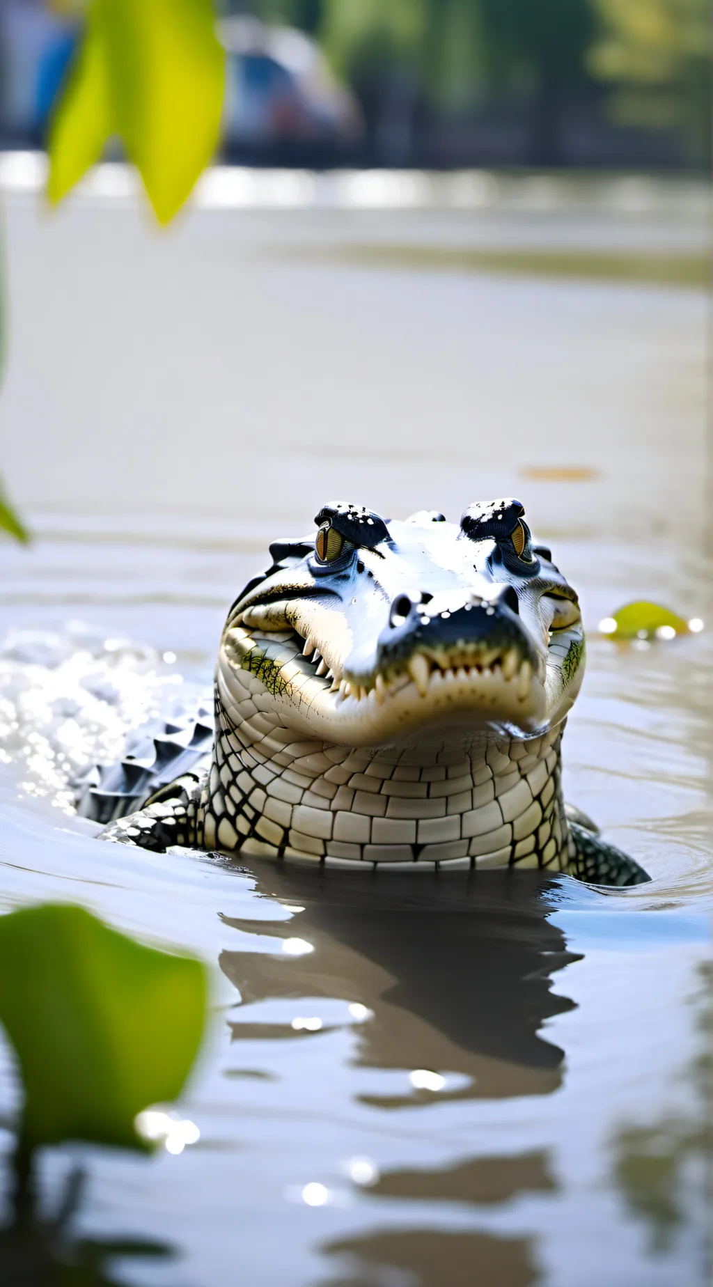 ai character: croco background