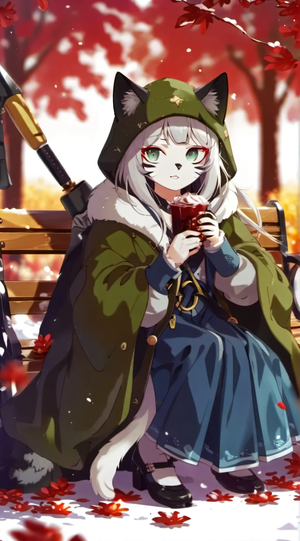 ai character: Luna background