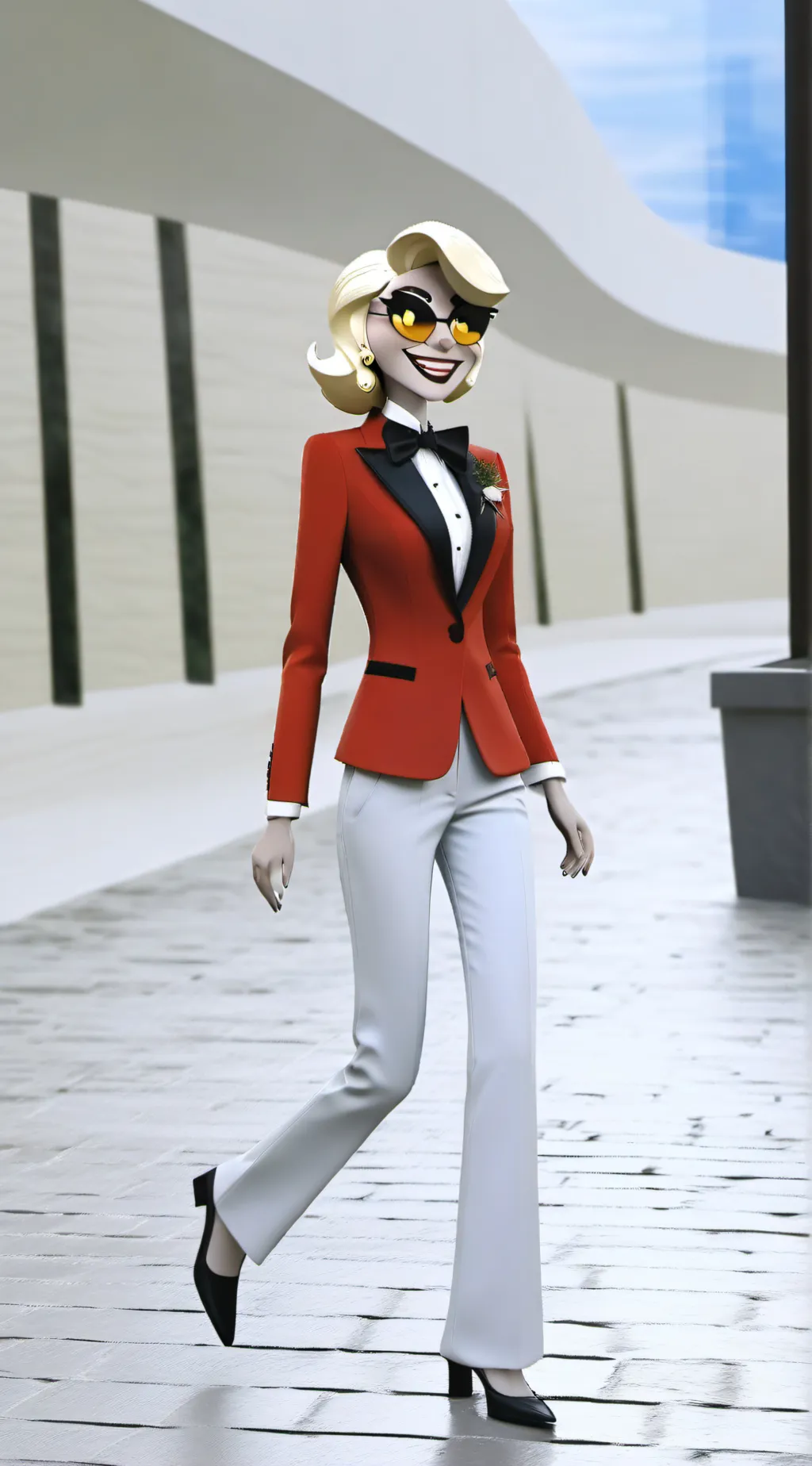 ai character: Charlie x vaggie background