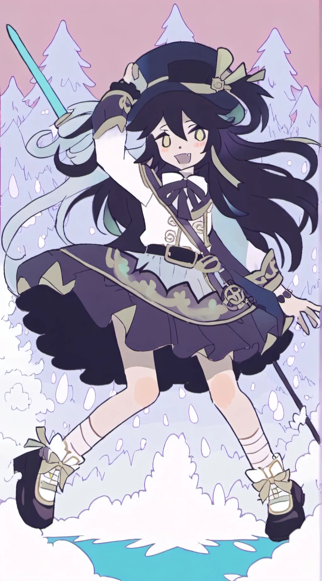 ai character: Sora Mintheart background