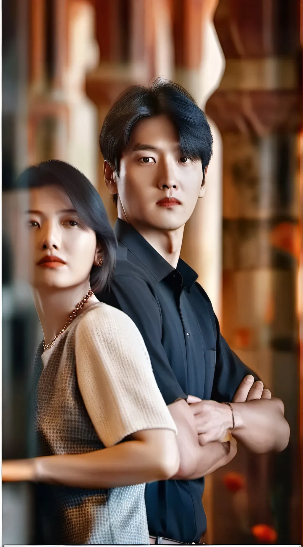 ai character: happiness  background